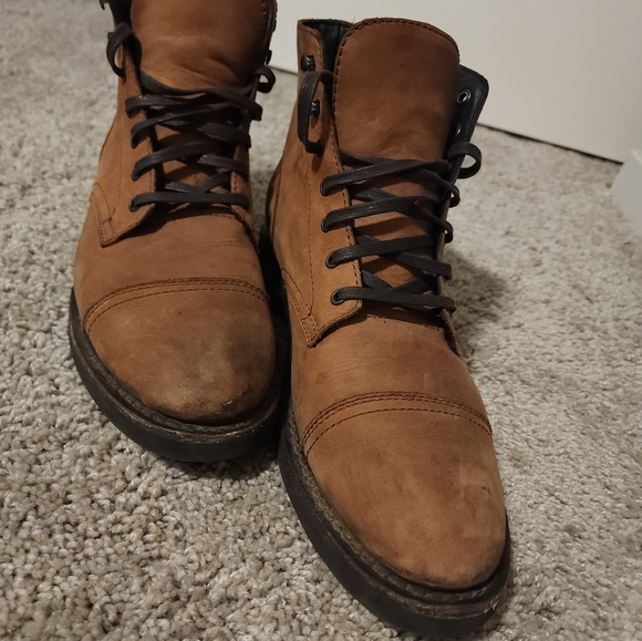 3 Mens Thursday Boot Co Captain Sz 10 Brown Leather Marino Matte Terracotta - Picture 6 of 10